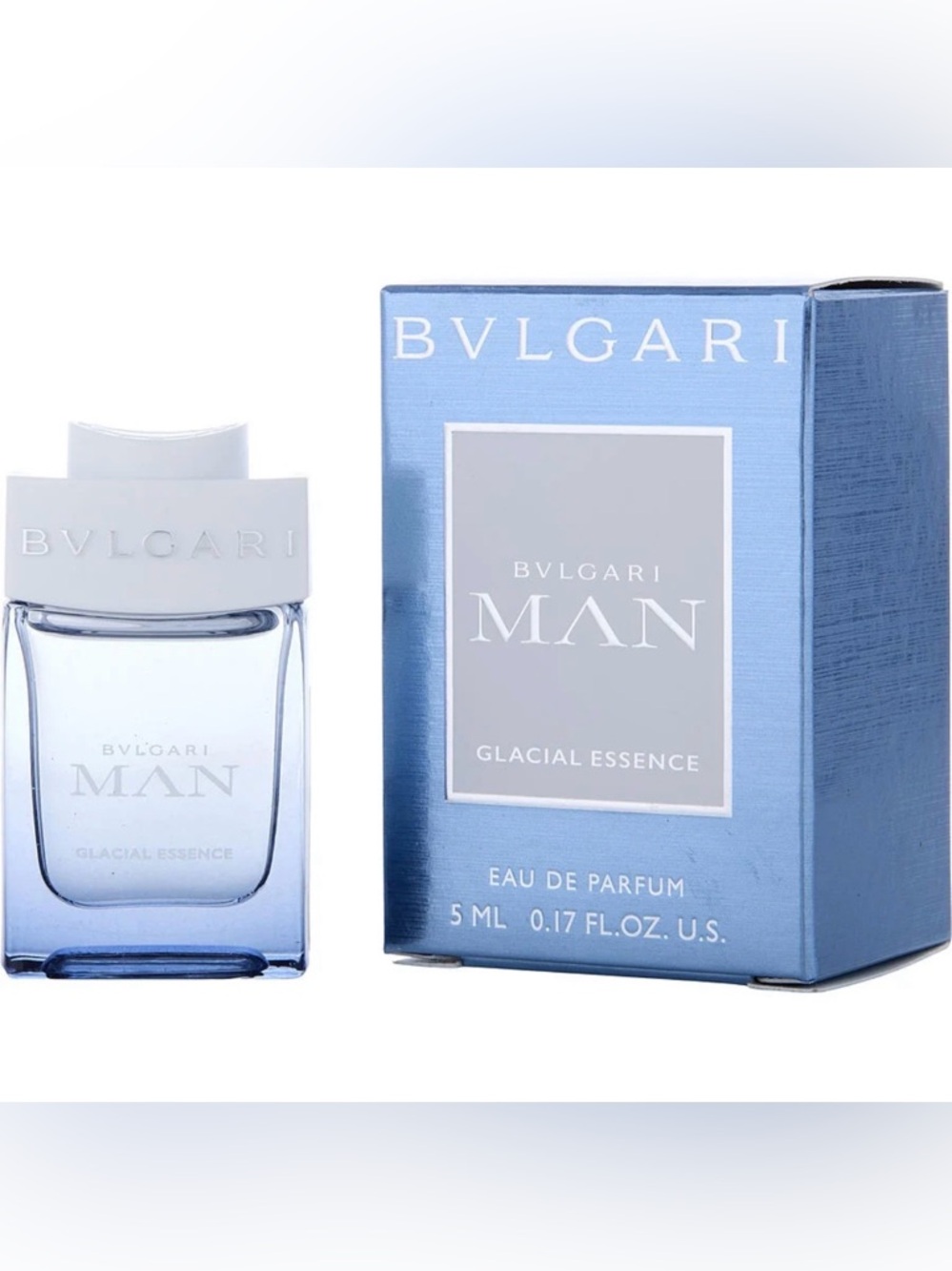Bvlgari Man Glacial Essence Eau De Parfum Mini 5ml BRAND NEW IN BOX